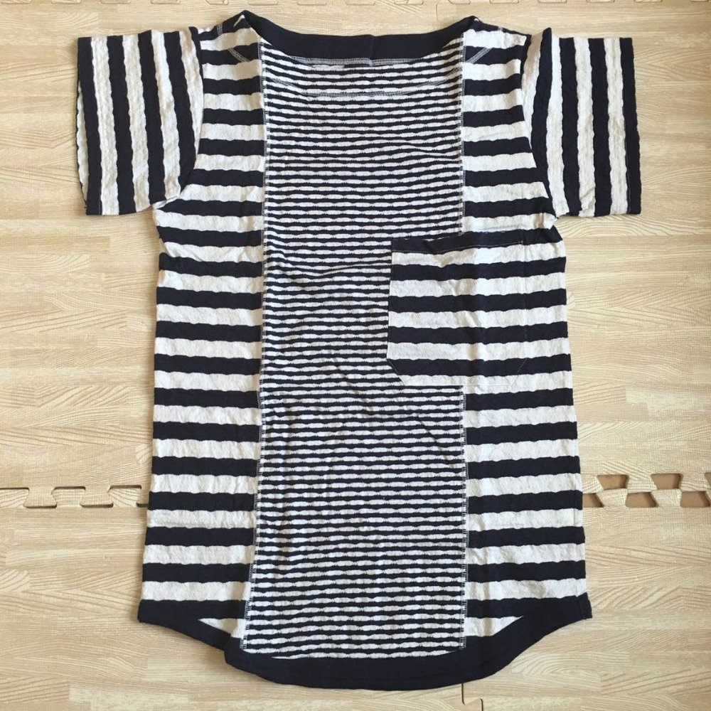 Women's Iliann Loeb Uniqlo Textured Stripe Dress